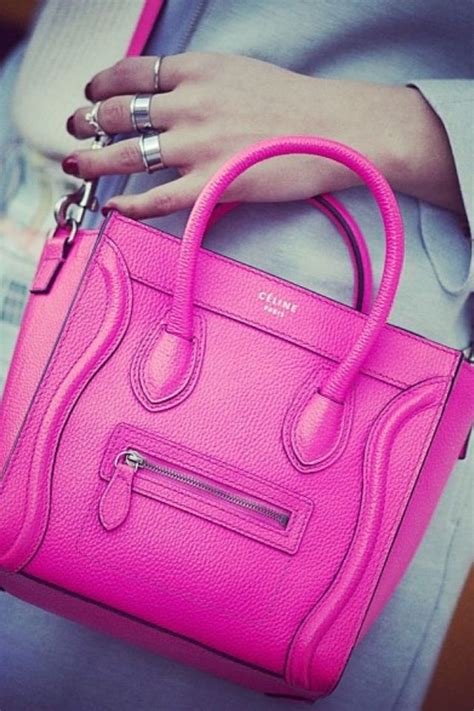 celine paris bag pink|authentic celine bag for sale.